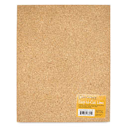 Richeson Easy-to-Cut Linoleum - Mounted, 8" x 10", back