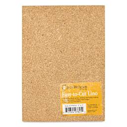 Richeson Easy-to-Cut Linoleum - Mounted, 5" x 7", back