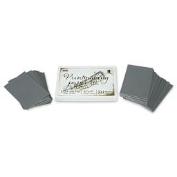 Richeson Printmaking Class Pack - Component Linoleum blocks shown with paper package