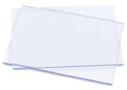 Clear Printmaking Blocks - Set of 2 Blocks in stack