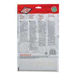 Essdee Lino Blocks - 12" x 8", Unmounted, Pkg of 2, back of packaging