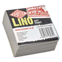 Essdee Lino Blocks - 3" x 3", Unmounted, Pkg of 10