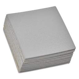 Essdee Lino Blocks - 3" x 3", Unmounted, Pkg of 10, front of packaging, out of packaging