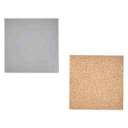 Essdee Mounted Lino Blocks - 3" x 3" Pkg of 2, front and back of blocks