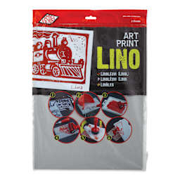 Essdee Lino Blocks - 16" x 12", Unmounted, Pkg of 2, front of packaging