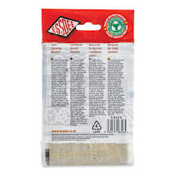 Essdee Lino Blocks - 6" x 4", Unmounted, Pkg of 2, back of packaging