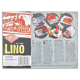 Essdee Lino Blocks - 8" x 6", Unmounted, Pkg of 10, front of packaging