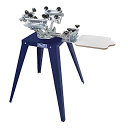Dynamic 1-Station, 4-Color Screen Printer - Printer with Legs and Microlok