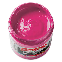 Speedball Fabric Screen Printing Ink - Cotton Candy, 8 oz, Jar (Open jar)