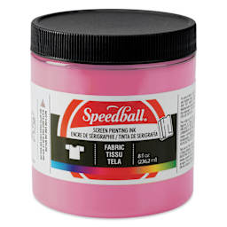 Speedball Fabric Screen Printing Ink - Cotton Candy, 8 oz, Jar