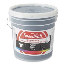 Speedball Fabric Screen Printing Ink - Black, 128 oz, Bucket