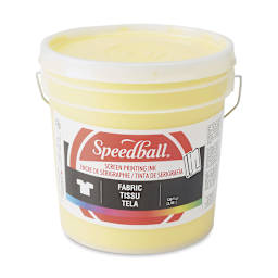 Speedball Fabric Screen Printing Ink - Yellow, 128 oz, Bucket