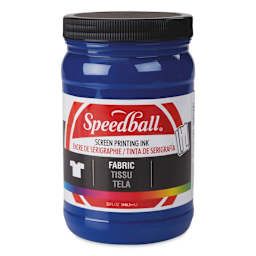 Speedball Fabric Screen Printing Ink - Process Cyan, 32 oz, Jar