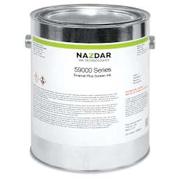 Naz-Dar 59-000 Series Gloss Enamel - Flat Black, 1 kg