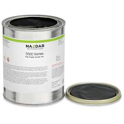 Nazdar 5500 Series Flat Poster Screen Ink - Jet Black, Gallon