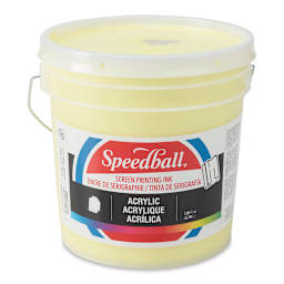 Speedball Permanent Acrylic Screen Printing Ink - Primrose Yellow, Gallon