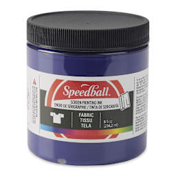 Speedball Fabric Screen Printing Ink - Violet, 8 oz, Jar