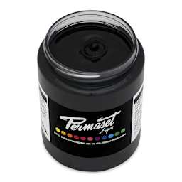 Permaset Aqua Fabric Ink - Supercover Black, 300 ml