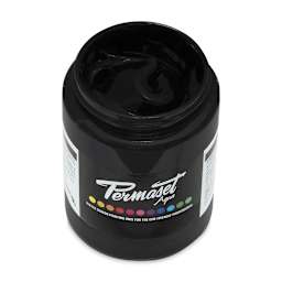 Permaset Aqua Fabric Ink - Jet Black, 300 ml