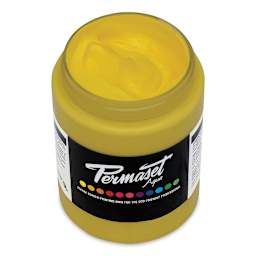 Permaset Aqua Fabric Ink - Supercover Mid Yellow, 300 ml