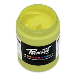Permaset Aqua Fabric Ink - Supercover Glow Yellow, 300 ml