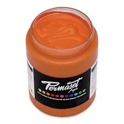 Permaset Aqua Fabric Ink - Supercover Orange Red, 300 ml