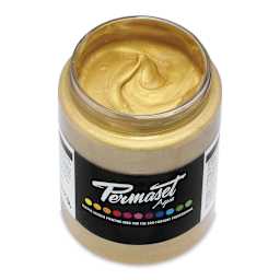 Permaset Aqua Fabric Ink - Gold Lustre, 300 ml