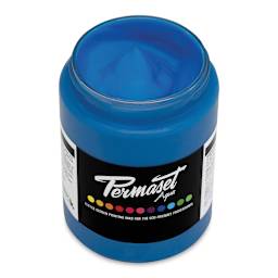 Permaset Aqua Fabric Ink - Glow Blue, 300 ml