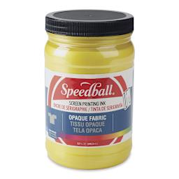 Speedball Fabric Screen Printing Ink - Citrine (Opaque), 32 oz, Jar