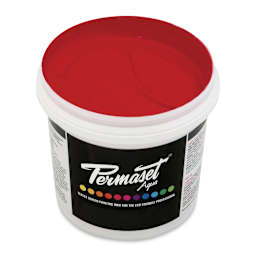 Permaset Aqua Fabric Ink - Scarlet, Liter