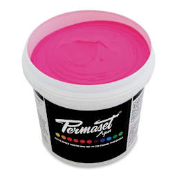 Permaset Aqua Fabric Ink - Supercover Glow Pink, Liter