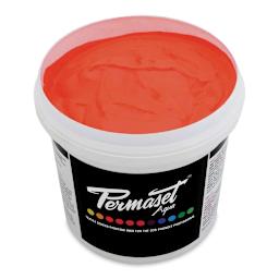 Permaset Aqua Fabric Ink - Supercover Glow Orange, Liter