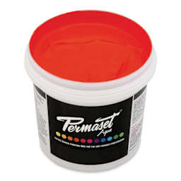 Permaset Aqua Fabric Ink - Glow Orange, Liter