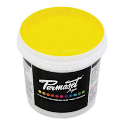 Permaset Aqua Fabric Ink - Mid Yellow, Liter