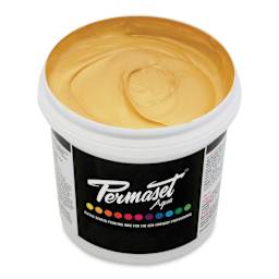 Permaset Aqua Fabric Ink - Gold Lustre, Liter