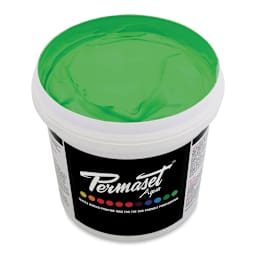 Permaset Aqua Fabric Ink - Supercover Glow Green, Liter