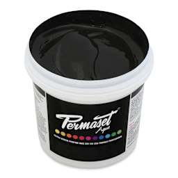 Permaset Aqua Fabric Ink - Dark Brown, Liter