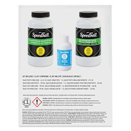 Speedball Diazo System Kit - back of packaging