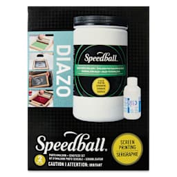Speedball Diazo Photo Emulsion and Sensitizer Kit, front of the packaging