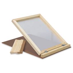 Standard Grade Screen Printing Unit - 16" x 24", Unit with 13" Squeegee