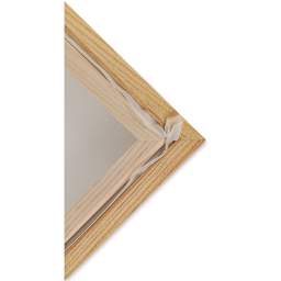 Blick Screen Printing Frame - 16" x 20", 110 Monofilament Polyester Mesh (Corner of frame)