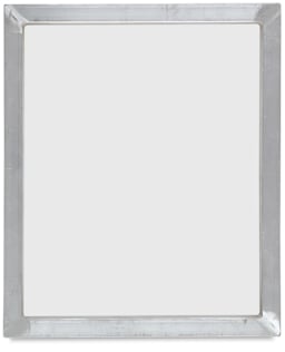 Printer's Edge Aluminum Screen Printing Frame - Aluminum Screen Printing Frame, White (Front View) 