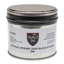 Hanco Oil Based Etching Ink - 1 lb, Intense Deep Black - front