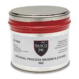 Hanco Oil Based Etching Ink - 1 lb, Process Magenta - front
