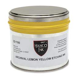 Hanco Oil Based Etching Ink - 1 lb, Lemon Yellow - front