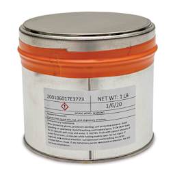 Hanco Oil Based Etching Ink - 1 lb, Orange - back