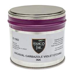Hanco Oil Based Etching Ink - 1 lb, Carbazole Violet - front