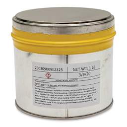 Hanco Oil Based Etching Ink - 1 lb, Raw Sienna - back