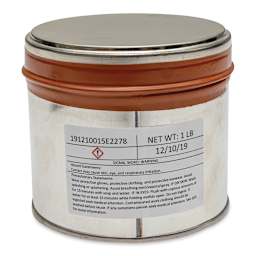 Hanco Oil Based Etching Ink - 1 lb, Burnt Umber - back