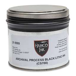 Hanco Litho Ink - 1 lb, Process Black - front